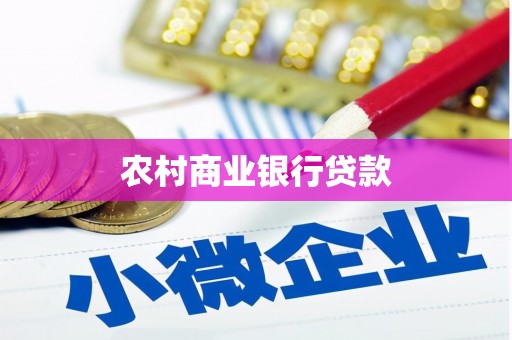 郸城农村商业银行贷款