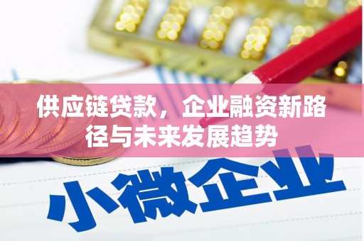 乾安供应链贷款，企业融资新路径与未来发展趋势