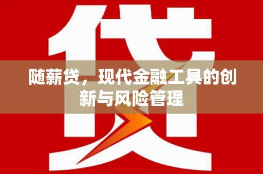大社随薪贷，现代金融工具的创新与风险管理