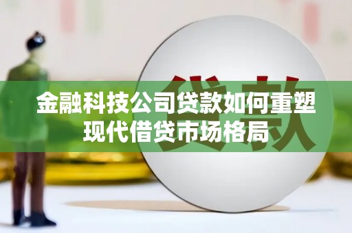 溪口金融科技公司贷款如何重塑现代借贷市场格局