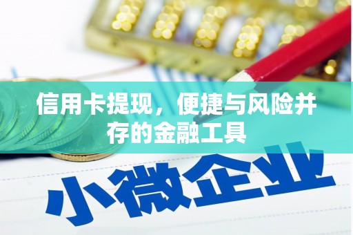 安陆信用卡提现，便捷与风险并存的金融工具