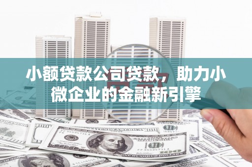 吉首小额贷款公司贷款，助力小微企业的金融新引擎