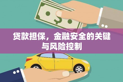 清涧贷款担保，金融安全的关键与风险控制